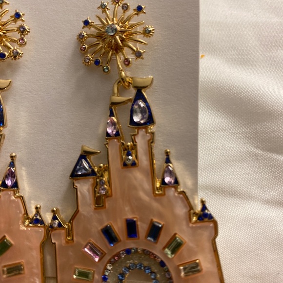 Disney Baublebar Cinderella Castle Earrings 50th - Picture 3 of 4